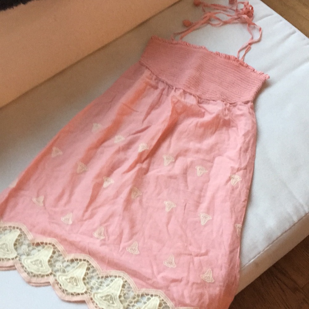 Anthropologie (Feather Bone) pink dress
